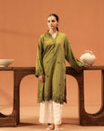 1-Piece Khaddar Shirt Green