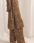 Printed Wide Leg Pants Beyond East Official
