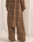 Printed Wide Leg Pants Beyond East Official
