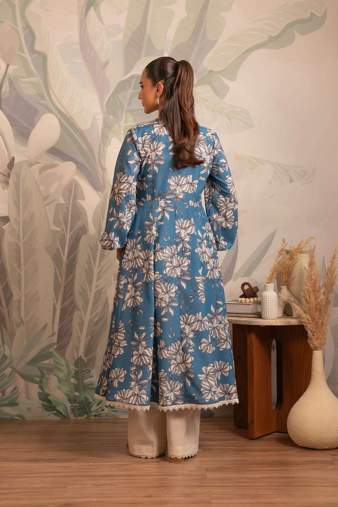 1 Piece Printed Cambric Shirt for women and ladies