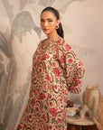 1 Piece Printed Linen Shirt – breathable and stylish Pakistani women’s fashion for seasonal comfort.