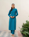 2 Piece Solid Dobby Suit