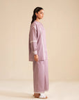 2 Piece Embroidered Cambric Suit for office and formal women