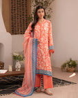 2 Piece Printed Linen Suit