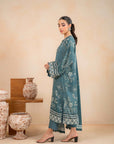 2 Piece Printed Linen Suit