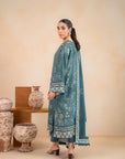 2 Piece Printed Linen Suit Unstitched For women in pakistan