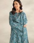 2 Piece Printed Marina Suit Pret Fall - 25