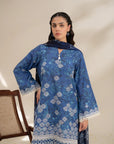 3 Piece Embroidered Lawn Suit Unstitched Summer - 25