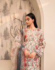 3 Piece Printed Khaddar Suit Pret Winter-24