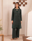 2 Piece Embroidered Lawn Suit Unstitched Summer - 25