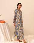 2 Piece Printed Cambric Suit SUMMER-24