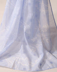 Blue Printed Monark Dupatta Design