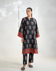 2 Piece Printed Khaddar Suit Pret Winter-24
