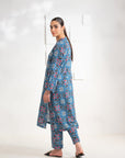 Buy 2-Piece Blue Khaddar Suit – Soft, Stylish, and Perfect for All Seasons in Pakistan