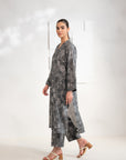 Buy 2-Piece Charcoal Khaddar Suit – Stylish Prints & Comfortable Fabric for Daily Wear