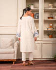 Buy 2-Piece Embroidered Linen Suit in Pakistan – Soft, Breathable & Fashionable for Women