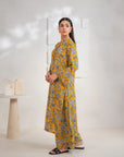 2 Piece Printed Karandi Suit Pret Winter-24