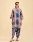 Buy 2-piece printed intermix suit – trendy Pakistani casual wear for women.