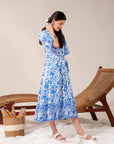 Buy Lawn Frocks Online – Lightweight Floral Shirt Dress for Women’s Summer Outfits