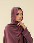 Buy Mauve Hijab for Women – Elegant & Modest Scarf in Pakistan