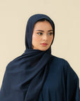 Buy Navy Blue Dubai Hijab – Elegant & Modest Design Online in Pakistan