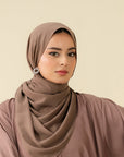 Buy Taupe Turkish Hijab – Elegant & Modest Scarf for Women in Pakistan