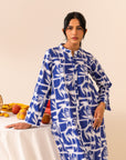 Buy online: Sophisticated 2-piece suit with modern printed pants in cambric fabric