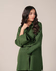 Chic green co ord set with flared sleeves – Azadi Sale fashion