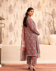 3 Piece Printed Khaddar Suit Pret Winter-24
