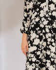 Comfortable 2-Piece Black & White Printed Viscose Suit for Summer