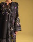 2 Piece Printed Khaddar Suit