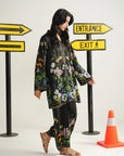 2 Piece Printed Linen Co-Ord Set