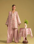 3 Piece Printed Khaddar Suit