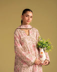 3 Piece Printed Khaddar Suit