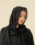 Black Abaya Scarf Modest Wear - 25