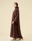Mocha Brown Abaya Modest Wear - 25