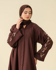 Mocha Brown Abaya Modest Wear - 25