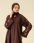 Mocha Brown Abaya Modest Wear - 25