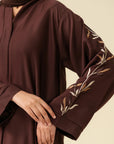 Mocha Brown Abaya Modest Wear - 25