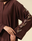 Mocha Brown Abaya Modest Wear - 25