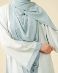 Soft Blue Abaya Modest Wear - 25