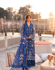 3 Piece Embroidered Organza Suit Pret SS - 25