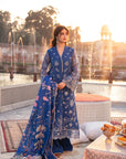 3 Piece Embroidered Organza Suit Pret SS - 25