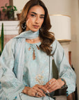 3 Piece Embroidered Lawn Suit Unstitched - 26