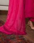 3 Piece Embroidered Lawn Suit Unstitched - 26