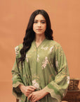 2 Piece Printed Linen Suit Unstitched Winter-24