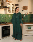 3 Piece Embroidered Lawn Suit Unstitched - 26
