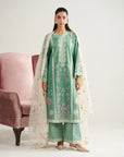 3 Piece Embroidered Lawn Suit