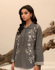 1 Piece Embroidered Khaddar Shirt Pret Winter-24