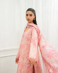 3 Piece Embroidered Lawn Suit